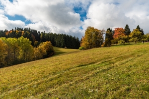 Podzim nad Velkými Karlovicemi